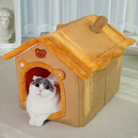 Niche pour chat | forme de maisonnette