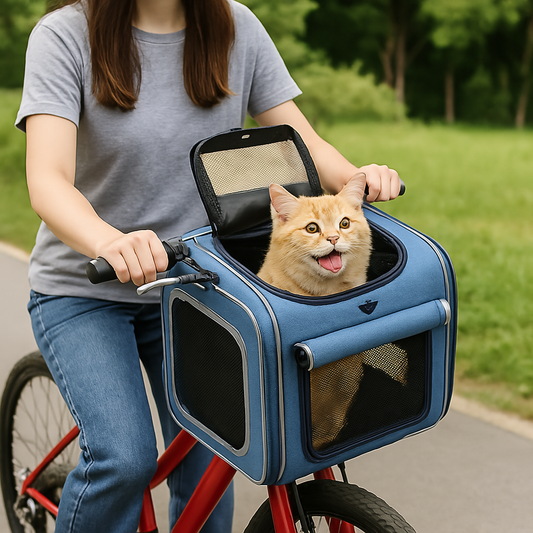 Panier vélo pour chat — le sac de transport pour chat qui rend chaque balade sereine