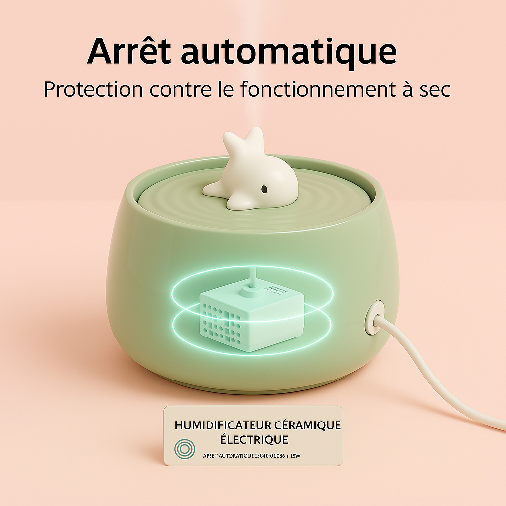 Fontaine à eau pour chat Céramique